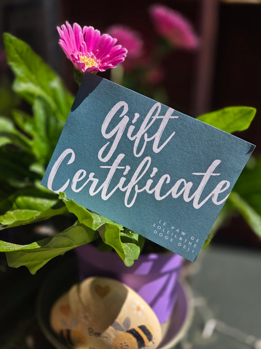 Gift Certificate